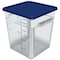 Carlisle Foodservice Squares Polycarbonate Food Storage Container, 18 qt, 11 13 x 11.13 x 12.58, Clear, Plastic 1195507 - alternate 3